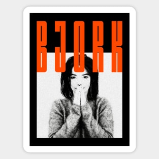 BJORK >> Vintage Fan Artwork Magnet